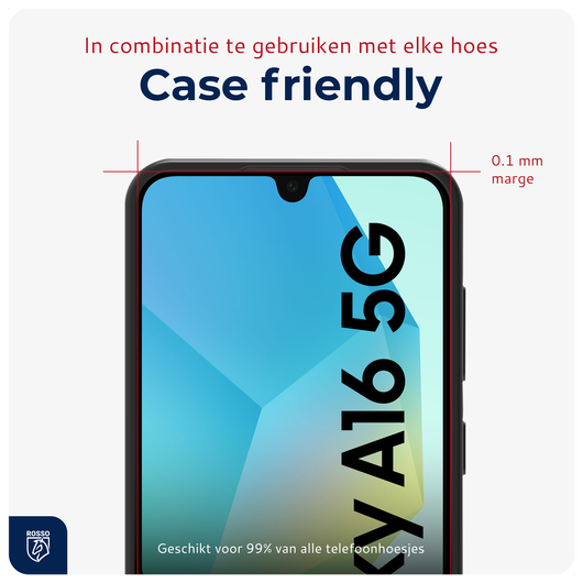 Rosso Samsung Galaxy A16 Tempered Glass met Installatietray (2-Pack) afbeelding 6