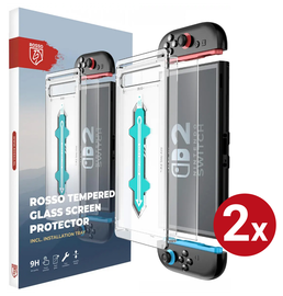 Rosso Nintendo Switch 2 Tempered Glass met Installatietray (2-Pack) afbeelding