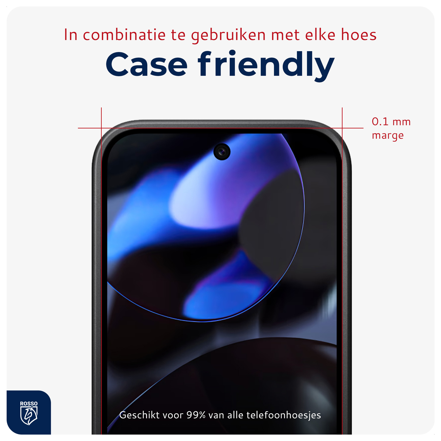 Rosso Google Pixel 9 / 9 Pro Tempered Glass met Installatietray (2-Pack) afbeelding 6