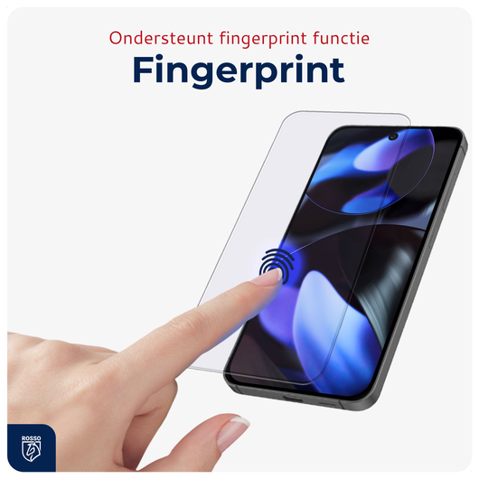 Rosso Google Pixel 9 / 9 Pro Tempered Glass met Installatietray (2-Pack) afbeelding 2