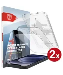 Rosso Apple iPhone 12 / 12 Pro Tempered Glass met Installatietray (2-Pack) afbeelding