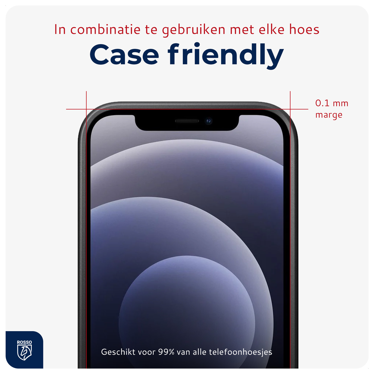 Rosso Apple iPhone 12 / 12 Pro Tempered Glass met Installatietray (2-Pack) afbeelding 6