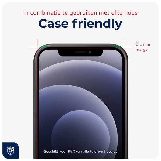 Rosso Apple iPhone 12 / 12 Pro Tempered Glass met Installatietray (2-Pack) afbeelding 6