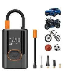 4.000 mAh Powerbank met 150PSI Lucht Compressor voor Auto, E-bike en Fiets afbeelding