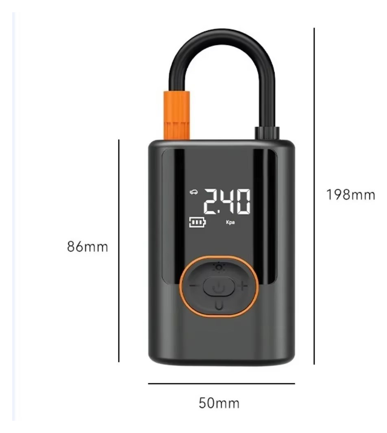 4.000 mAh Powerbank met 150PSI Lucht Compressor voor Auto, E-bike en Fiets afbeelding 12
