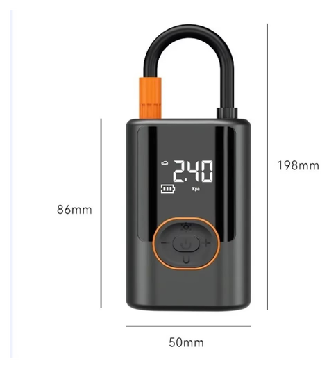 4.000 mAh Powerbank met 150PSI Lucht Compressor voor Auto, E-bike en Fiets afbeelding 12
