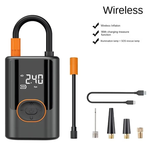 4.000 mAh Powerbank met 150PSI Lucht Compressor voor Auto, E-bike en Fiets afbeelding 11