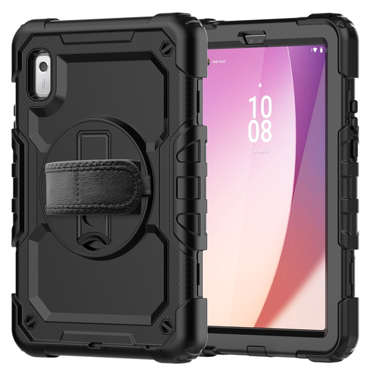 Lenovo Tab One Hoes met Ingebouwde Screen Protector en Handriem Zwart afbeelding 17