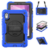Lenovo Tab One Hoes met Ingebouwde Screen Protector en Handriem Blauw afbeelding 2