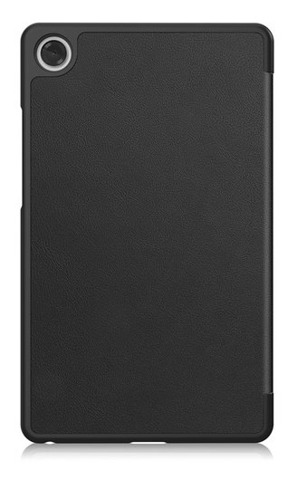Lenovo Tab One Hoes Tri-Fold Book Case met Standaard Zwart afbeelding 8