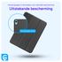 Lenovo Tab One Hoes Tri-Fold Book Case met Standaard Zwart afbeelding 2