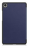 Lenovo Tab One Hoes Tri-Fold Book Case met Standaard Blauw afbeelding 8