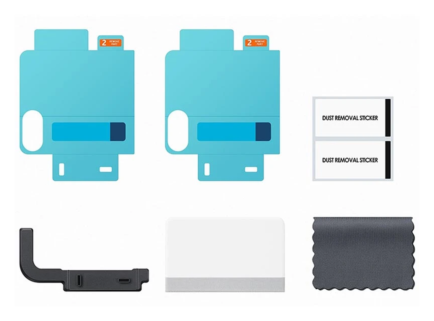 Originele Samsung Galaxy Z Flip 7 Screen Protector Display Folie (2-Pack) afbeelding 2