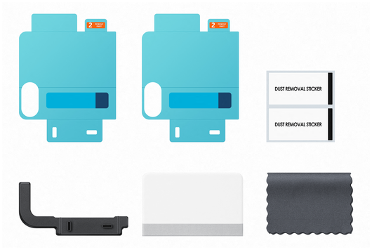 Originele Samsung Galaxy Z Flip 7 Screen Protector Display Folie (2-Pack) afbeelding 2