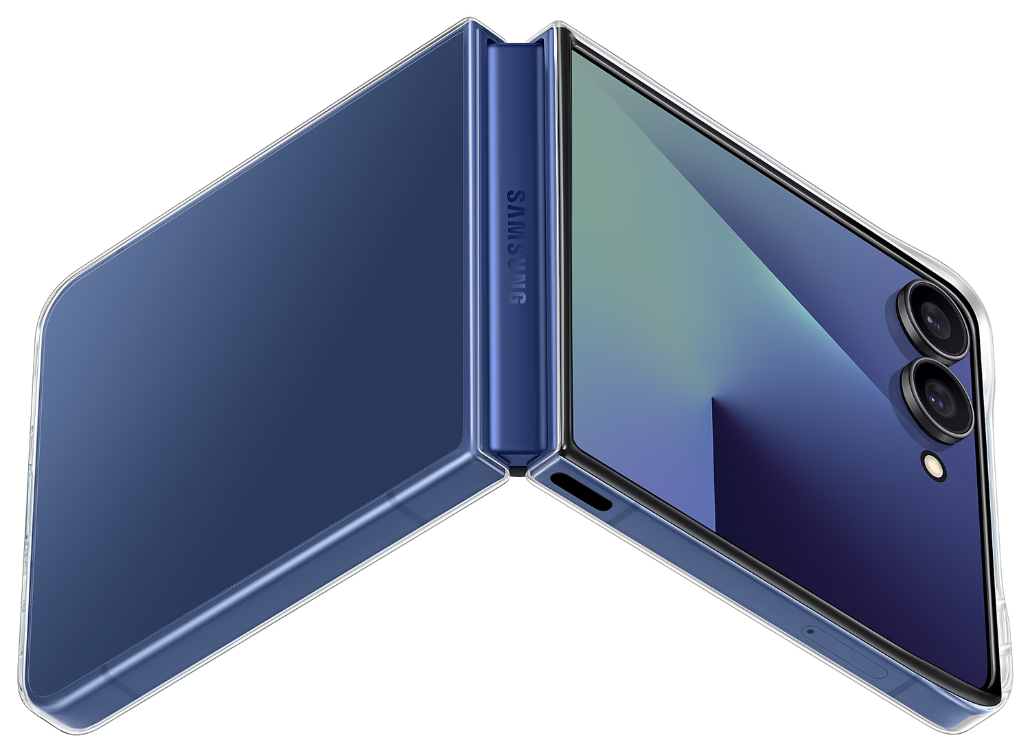 Origineel Samsung Galaxy Z Flip 7 Hoesje Clear Case Transparant afbeelding 8