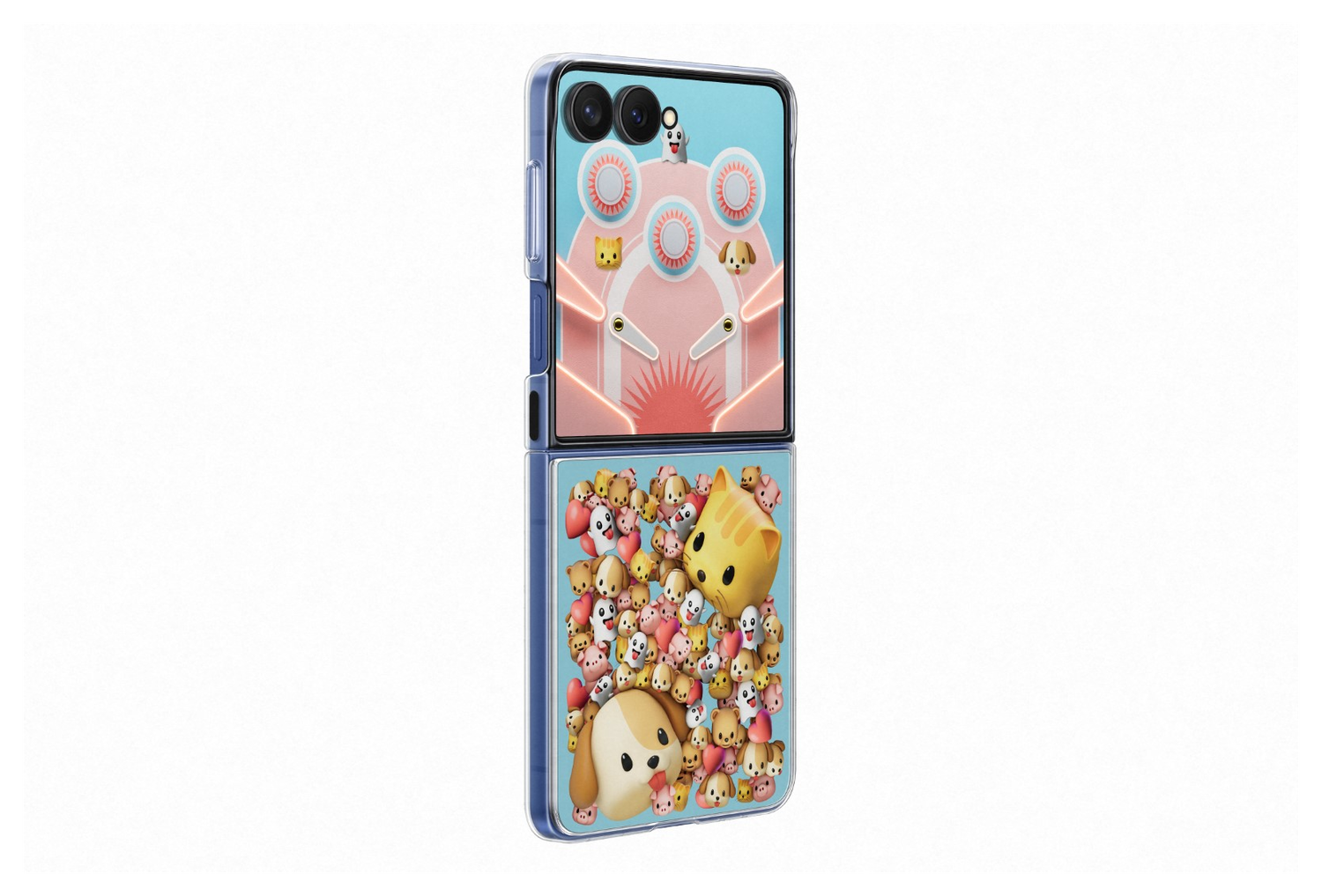 Origineel Samsung Galaxy Z Flip 7 Hoesje FlipSuit Case Transparant afbeelding 2