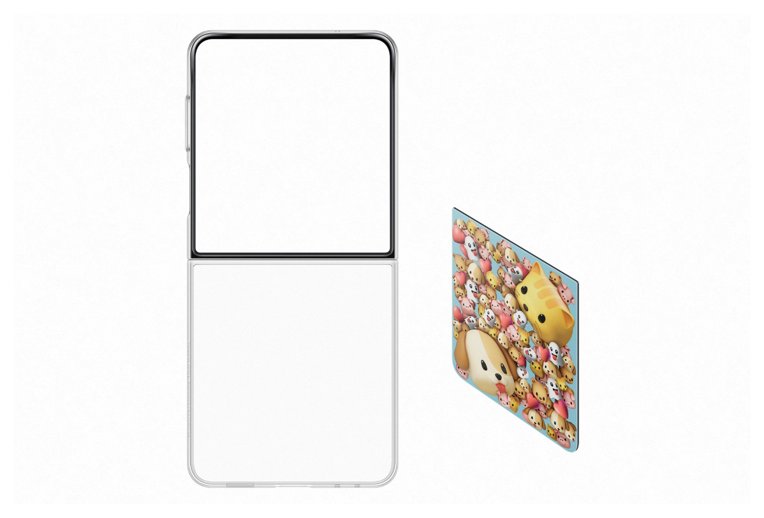 Origineel Samsung Galaxy Z Flip 7 Hoesje FlipSuit Case Transparant afbeelding 6