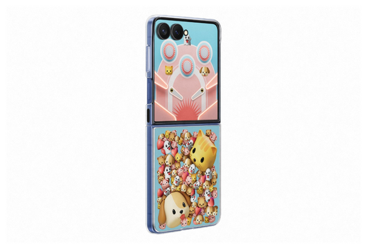 Origineel Samsung Galaxy Z Flip 7 Hoesje FlipSuit Case Transparant afbeelding 2