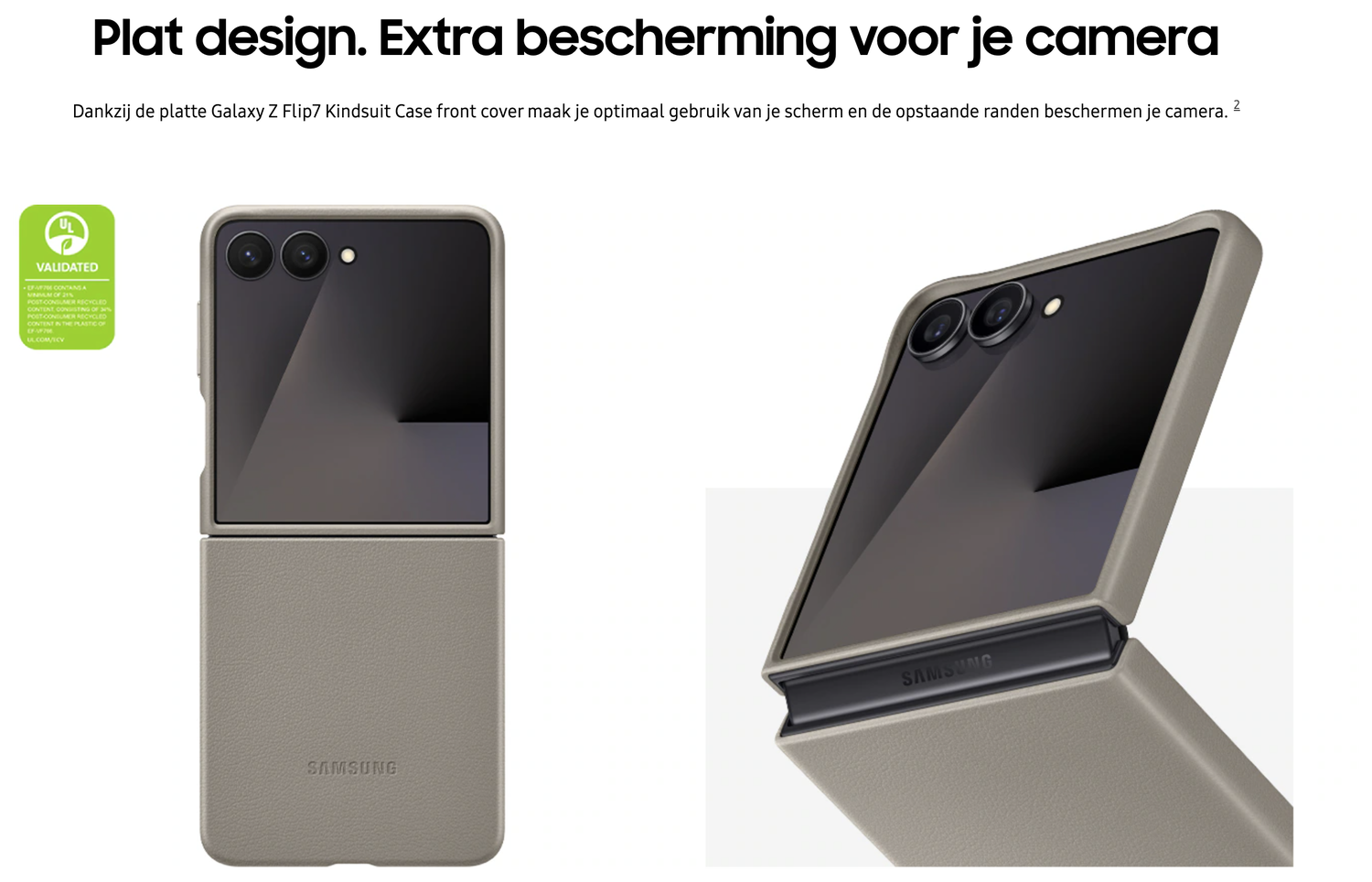 Origineel Samsung Galaxy Z Flip 7 Hoesje KindSuit Case Zwart afbeelding 5