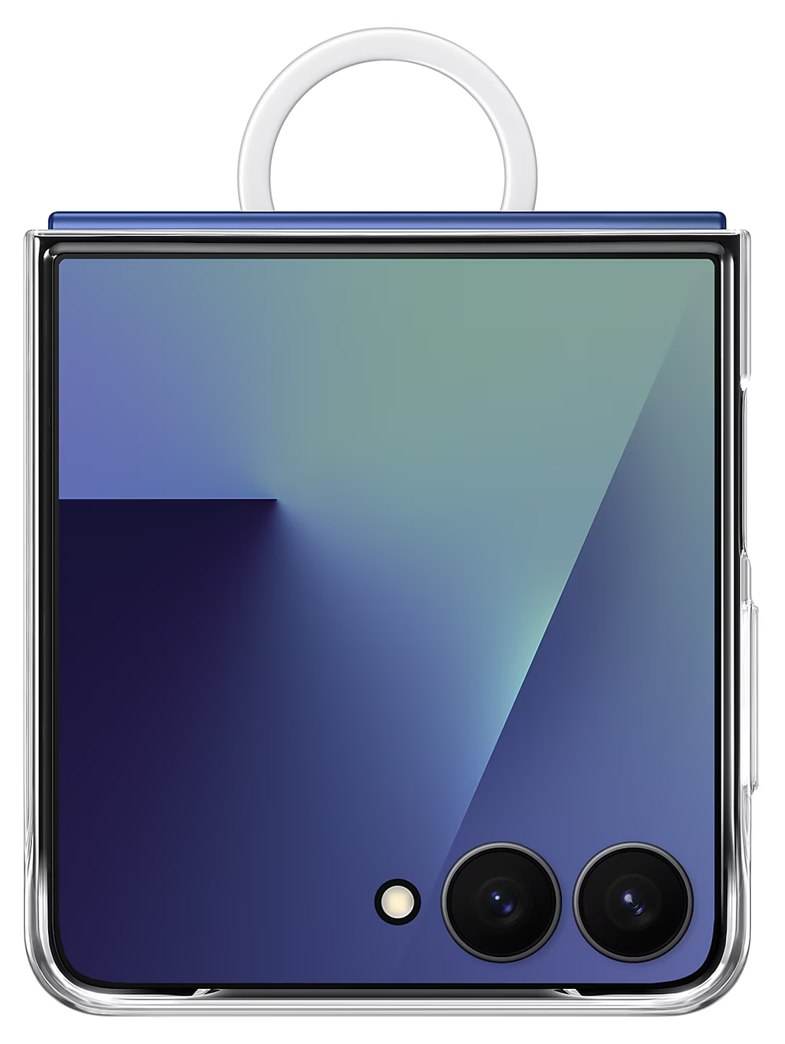 Origineel Samsung Galaxy Z Flip 7 Hoesje Clear Ring Case Transparant afbeelding 2