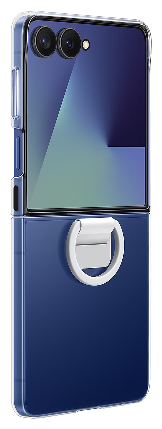 Origineel Samsung Galaxy Z Flip 7 Hoesje Clear Ring Case Transparant afbeelding 3
