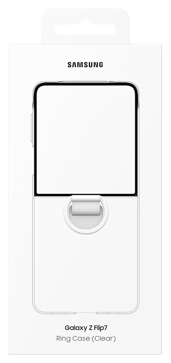 Origineel Samsung Galaxy Z Flip 7 Hoesje Clear Ring Case Transparant afbeelding 9