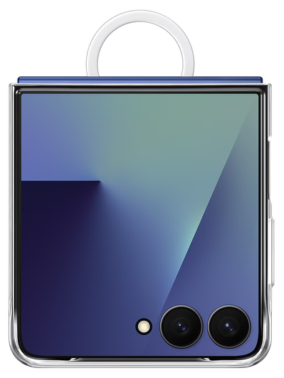 Origineel Samsung Galaxy Z Flip 7 Hoesje Clear Ring Case Transparant afbeelding 2