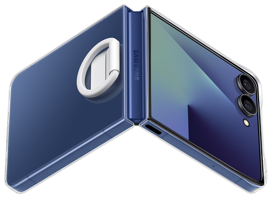 Origineel Samsung Galaxy Z Flip 7 Hoesje Clear Ring Case Transparant afbeelding 8