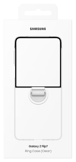 Origineel Samsung Galaxy Z Flip 7 Hoesje Clear Ring Case Transparant afbeelding 9