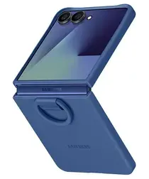 Origineel Samsung Galaxy Z Flip 7 Hoesje Ring Case Siliconen Blauw afbeelding