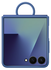 Origineel Samsung Galaxy Z Flip 7 Hoesje Ring Case Siliconen Blauw afbeelding 2