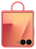 Origineel Samsung Galaxy Z Flip 7 Hoesje Ring Case Siliconen Rood afbeelding 2