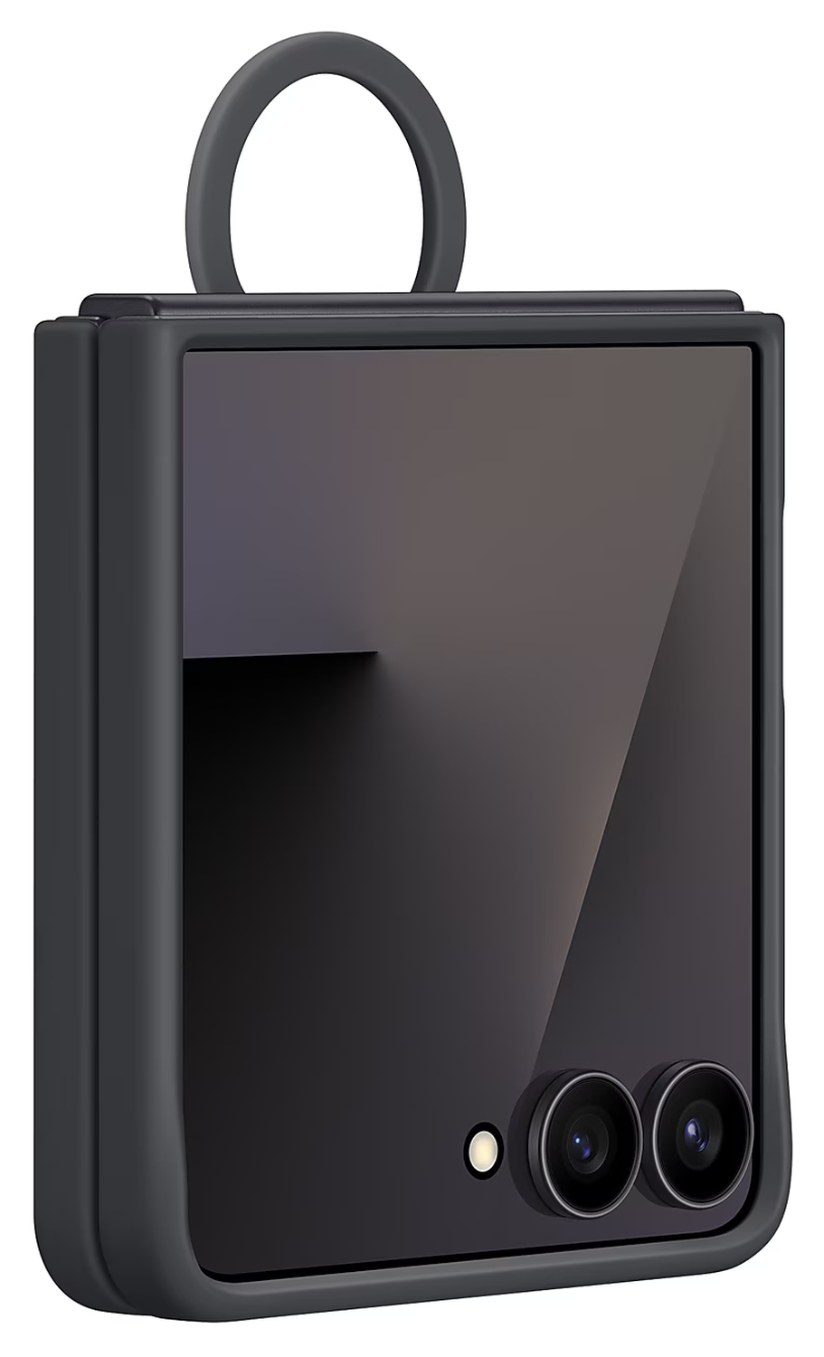 Origineel Samsung Galaxy Z Flip 7 Hoesje Ring Case Siliconen Zwart afbeelding 10
