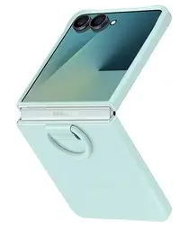 Origineel Samsung Galaxy Z Flip 7 Hoesje Ring Case Siliconen Mint afbeelding