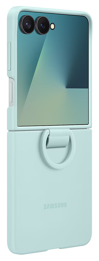 Origineel Samsung Galaxy Z Flip 7 Hoesje Ring Case Siliconen Mint afbeelding 3