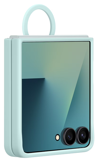 Origineel Samsung Galaxy Z Flip 7 Hoesje Ring Case Siliconen Mint afbeelding 9