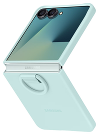 Origineel Samsung Galaxy Z Flip 7 Hoesje Ring Case Siliconen Mint