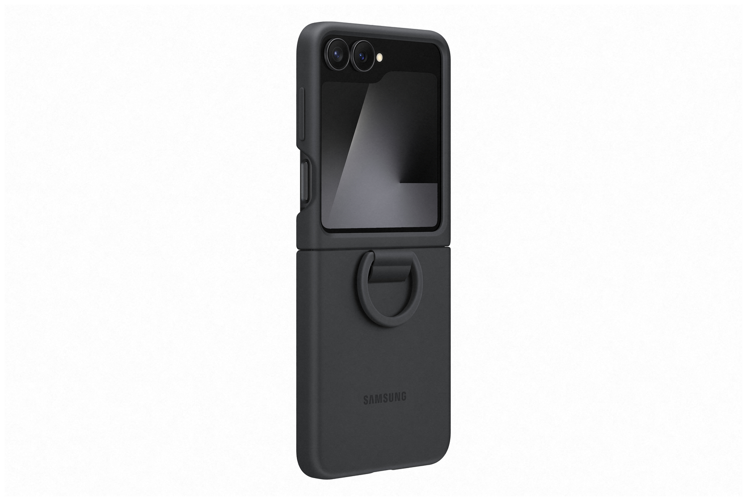 Origineel Samsung Galaxy Z Flip 7 FE Hoesje Silicone Case Back Cover Zwart afbeelding 1