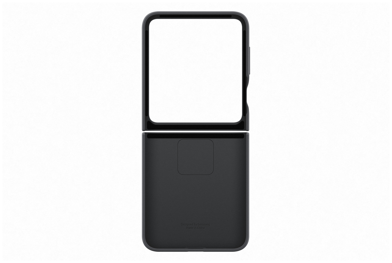 Origineel Samsung Galaxy Z Flip 7 FE Hoesje Silicone Case Back Cover Zwart afbeelding 3