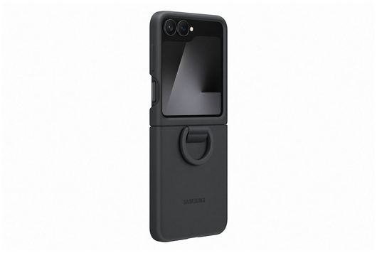Origineel Samsung Galaxy Z Flip 7 FE Hoesje Silicone Case Back Cover Zwart afbeelding 1
