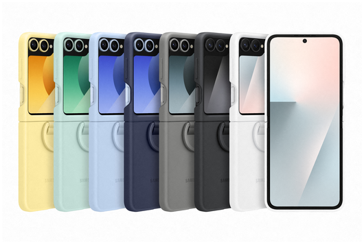 Origineel Samsung Galaxy Z Flip 7 FE Hoesje Silicone Case Back Cover Zwart afbeelding 7