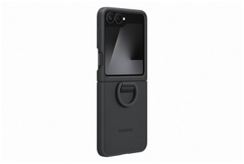 Origineel Samsung Galaxy Z Flip 7 FE Hoesje Silicone Case Back Cover Zwart