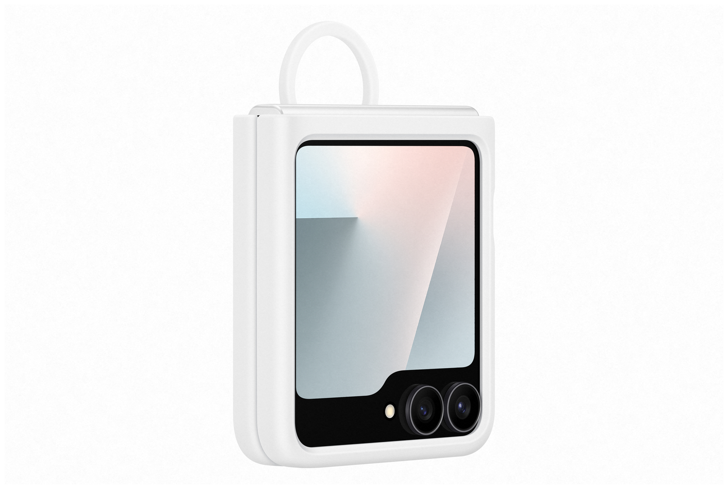 Origineel Samsung Galaxy Z Flip 7 Hoesje Silicone Case Back Cover Wit afbeelding 8