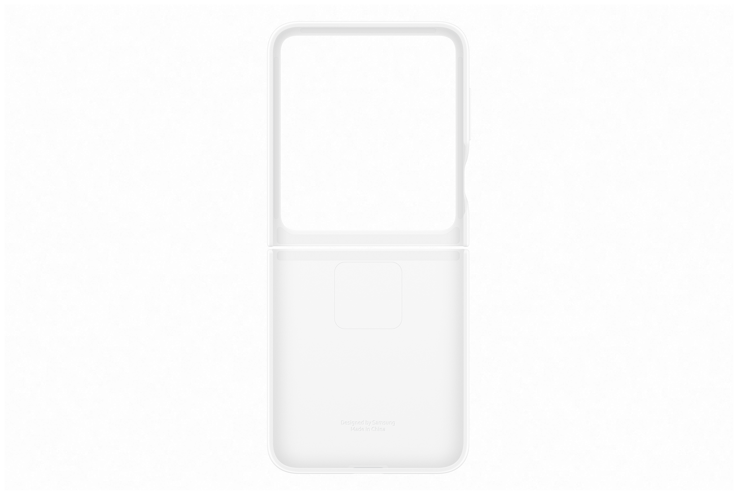 Origineel Samsung Galaxy Z Flip 7 Hoesje Silicone Case Back Cover Wit afbeelding 5