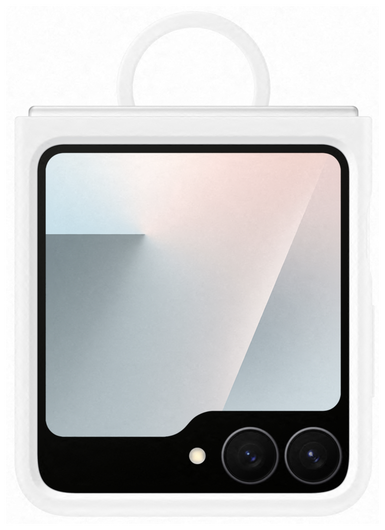 Origineel Samsung Galaxy Z Flip 7 Hoesje Silicone Case Back Cover Wit afbeelding 2