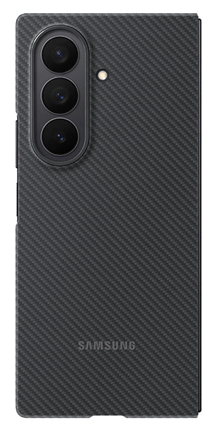 Origineel Samsung Galaxy Z Fold 7 Hoesje Carbon Shield Case Zwart afbeelding 2