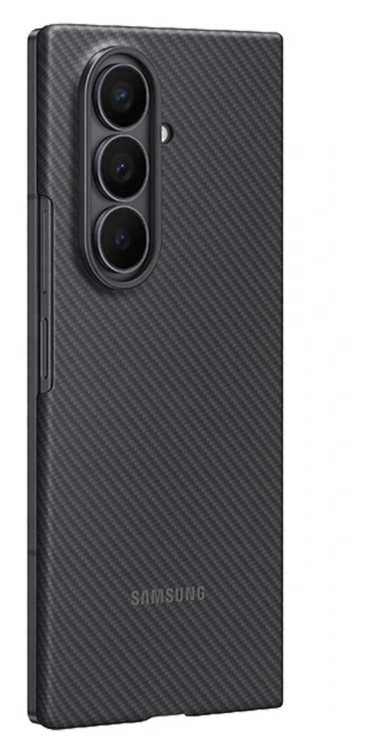 Origineel Samsung Galaxy Z Fold 7 Hoesje Carbon Shield Case Zwart afbeelding 3