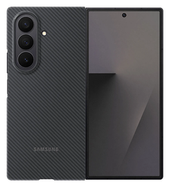 Origineel Samsung Galaxy Z Fold 7 Hoesje Carbon Shield Case Zwart afbeelding
