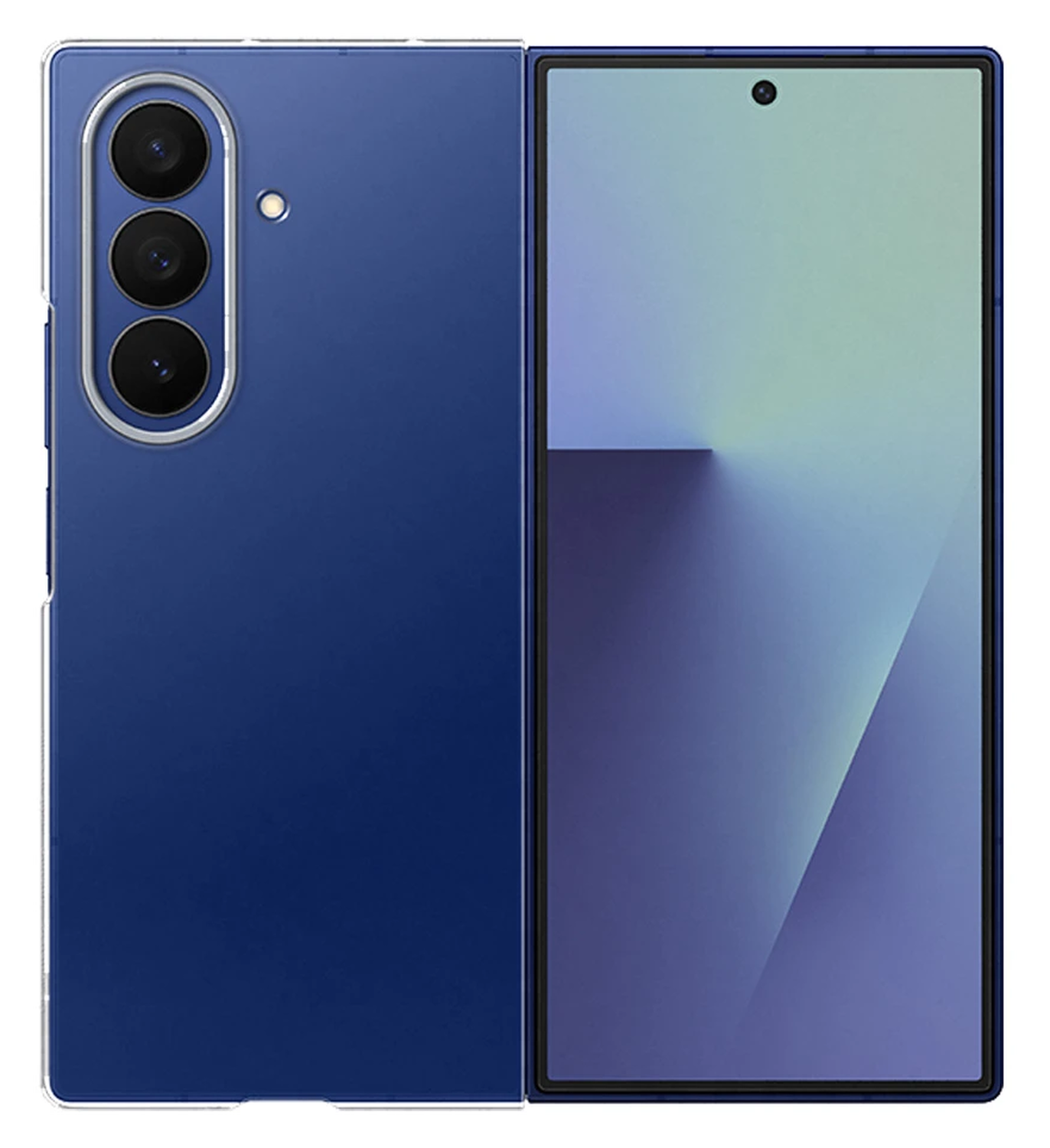 Origineel Samsung Galaxy Z Fold 7 Hoesje Clear Case Transparant afbeelding 1