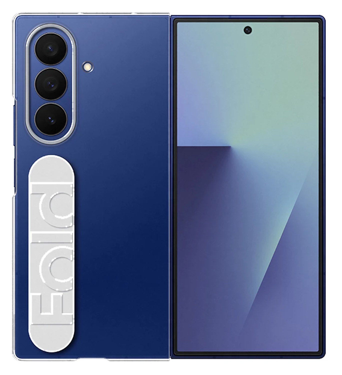 Origineel Samsung Galaxy Z Fold 7 Hoesje Clear Grip Case Transparent afbeelding 1